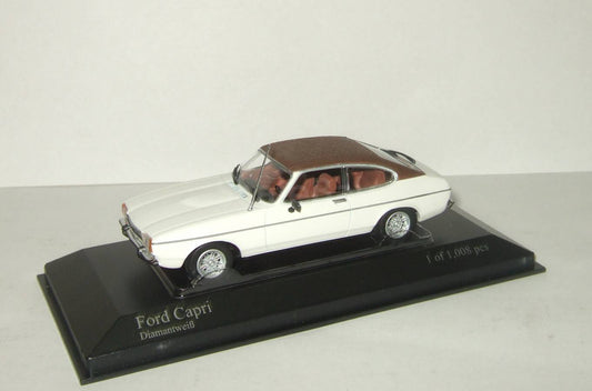 Minichamps 1:43 Ford Capri II 1974 White 400081207