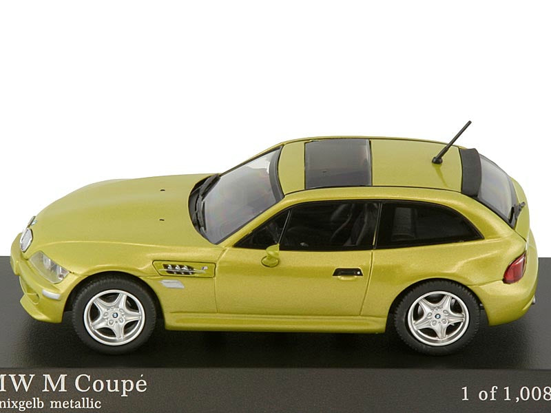 Minichamps 1:43 BMW M Coupe 1999 Yellow Metallic 400029060