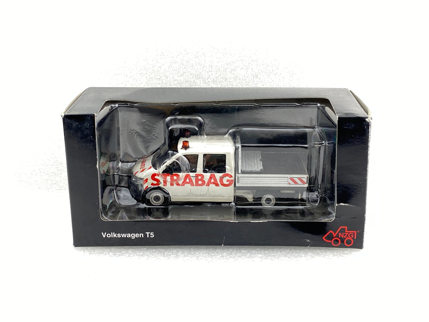 NZG 1:50 Volkswagen T5 Crew Cab Pickup Truck STRABAG NZG888/05