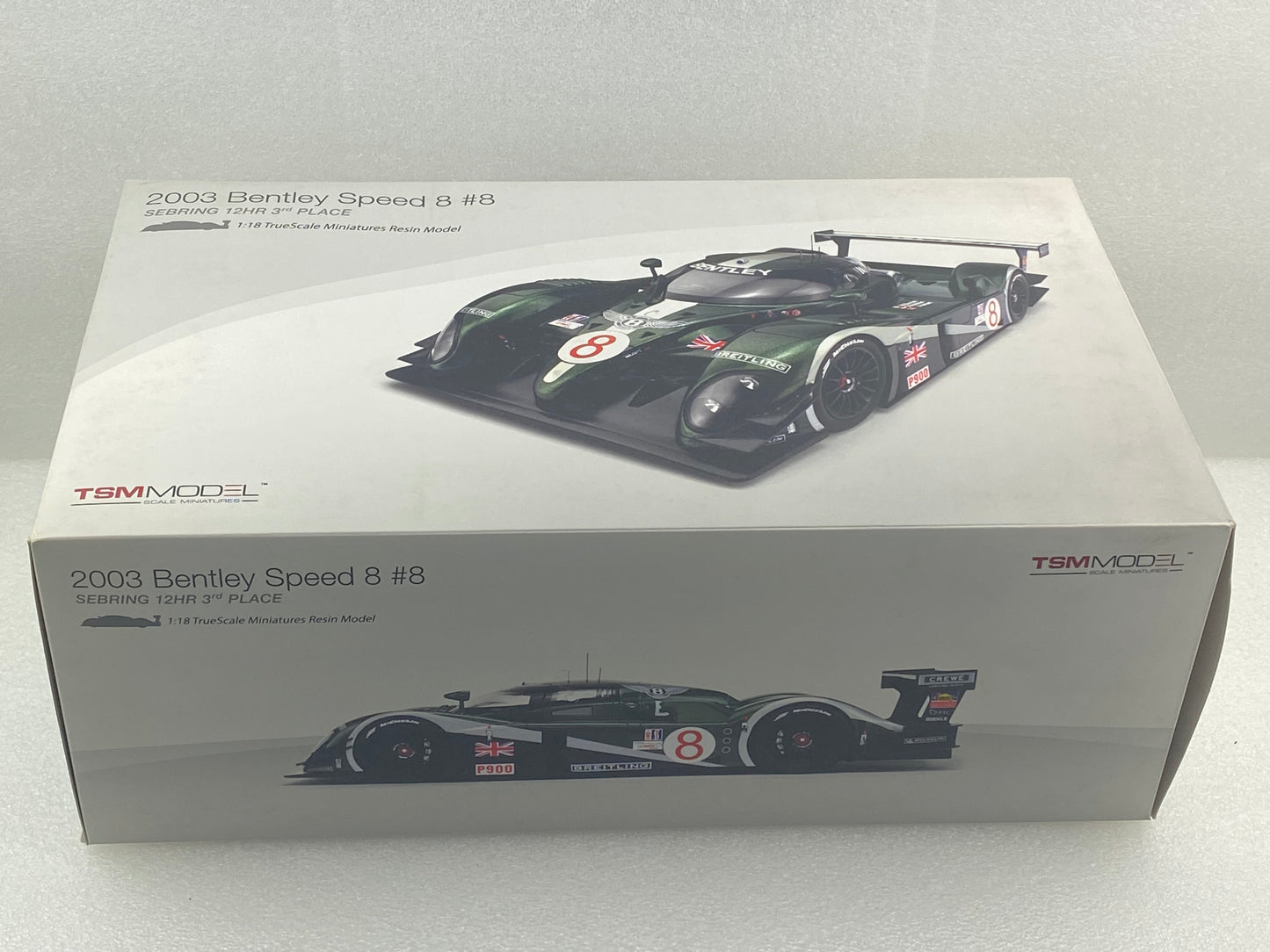 TSM 1:18 Bentley Speed 8 2003 Sebring 12HR 3rd place #8 TSM131811R