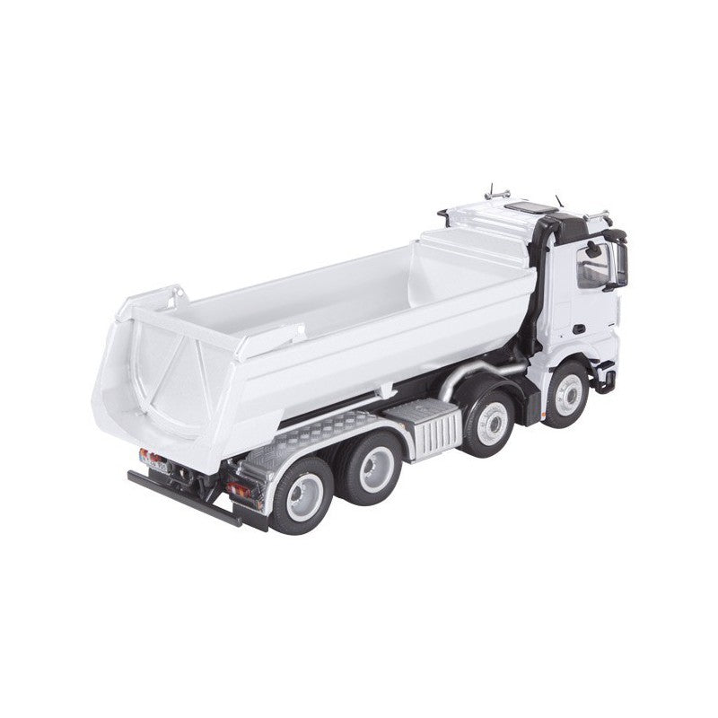 NZG 1:50 Mercedes-Benz Arocs 8X4 Halfpipe Tipper White NZG905/40