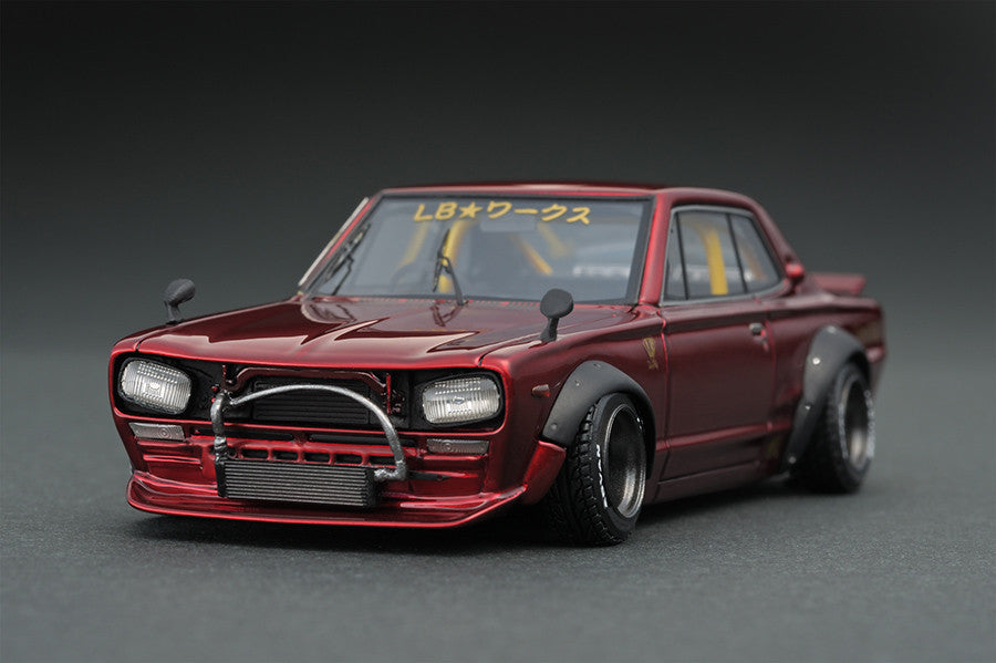 Ignition 1:43 LB-WORKS Hakosuka 2Door Red Metallic IG0719