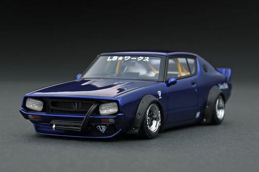 Ignition 1:43 LB-WORKS Kenmary 2Door Blue Metallic IG0725