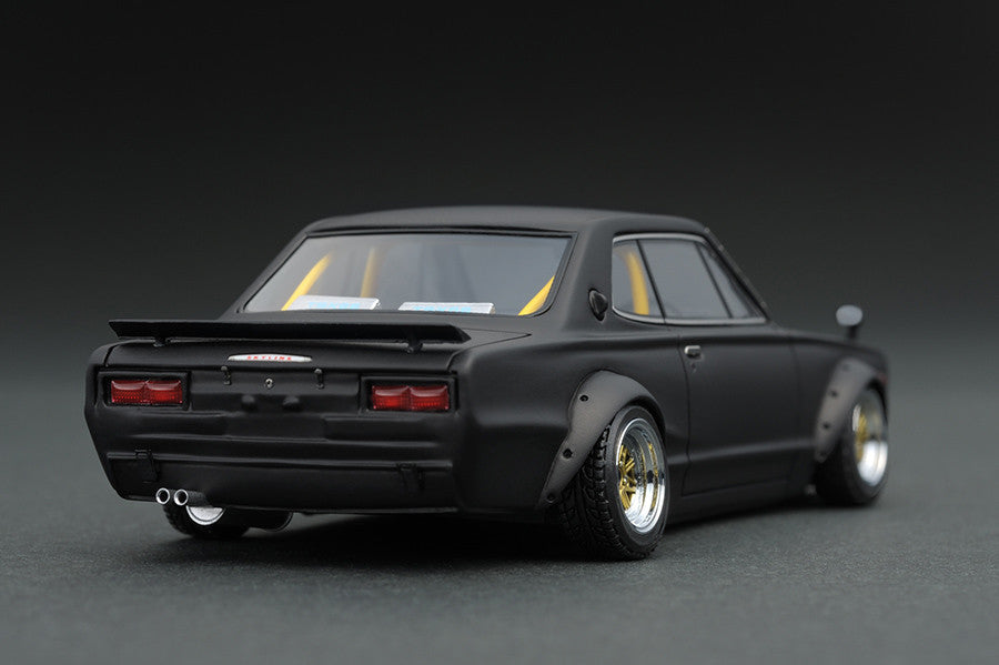 Ignition 1:43 LB-WORKS Hakosuka 2Door Matte Black IG0716