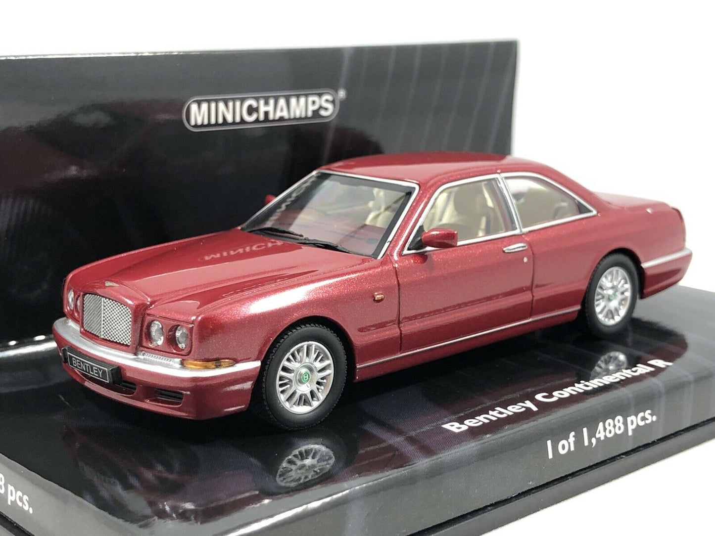 Minichamps 1:43 Bentley Continental R 1996 Red Metallic 436139920