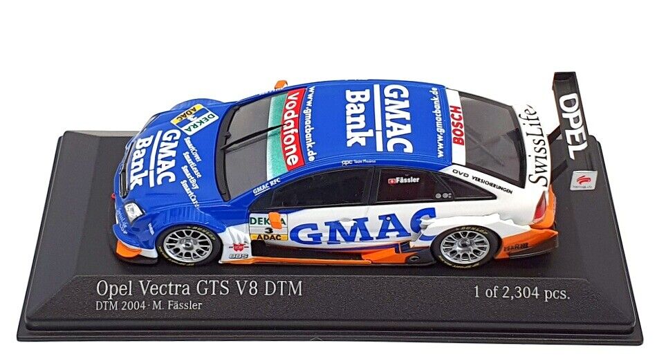 Minichamps 1:43 Opel Vectra GTS V8 GMAC Bank Marcel Faessler OPC eam Phoenix #3 DTM 2004 400044403