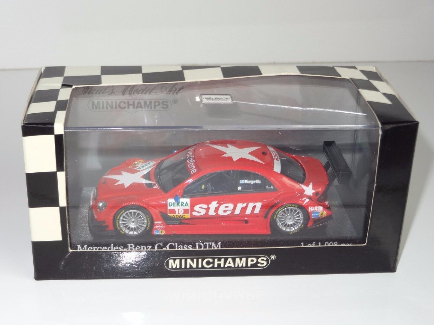 Minichamps 1:43 Mercedes-Benz C-Class Stern Alexandros Margaritis Team AMG Mercedes #10 DTM 2007 400073610