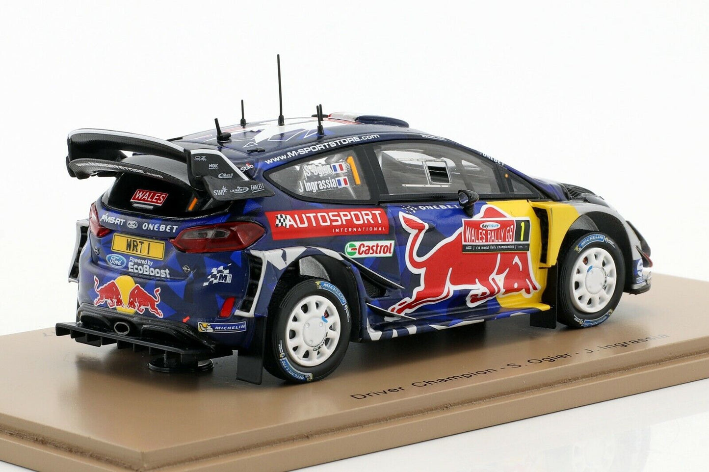 Spark 1:43 Ford Fiesta WRC #1 Ogier/Ingrassia 3rd Rally Great Britian 2017 S5175