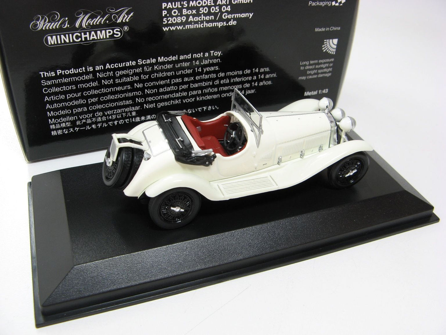 Minichamps 1:43 Alfa Romeo 6C 1750 G.S. 1930 White 400120430