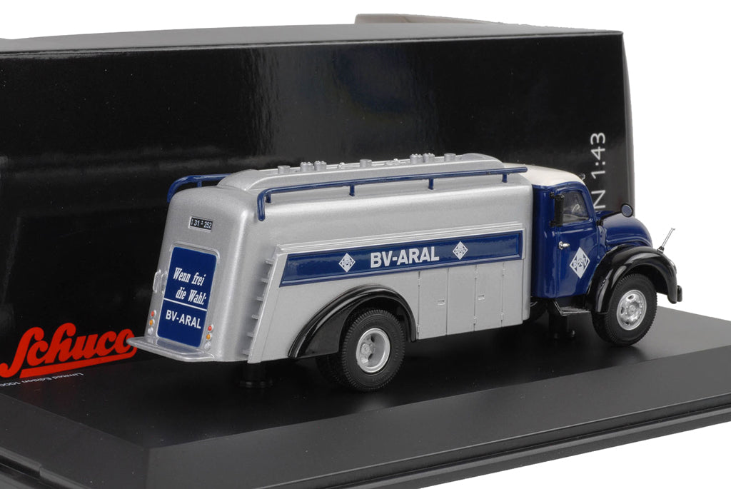 Schuco 1:43 Magirus Deutz S6500 Tank Truck Aral Blue 450303900