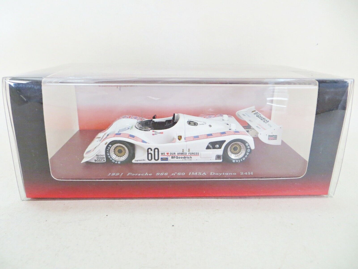 TSM 1:43 Porsche 966 Racing #60 IMSA Daytona 24HR 1991 TSM114306