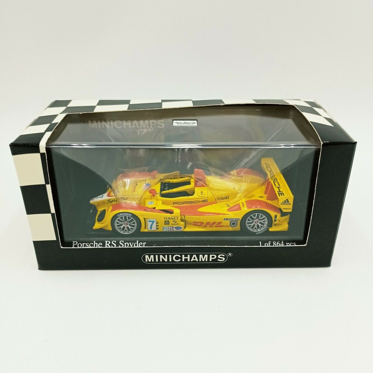 Minichamps 1:43 Porsche RS Spyder #7 Penske Racing Winner Sebring 12H 2008 R. Dumas - T. Bernhard - E 400086807