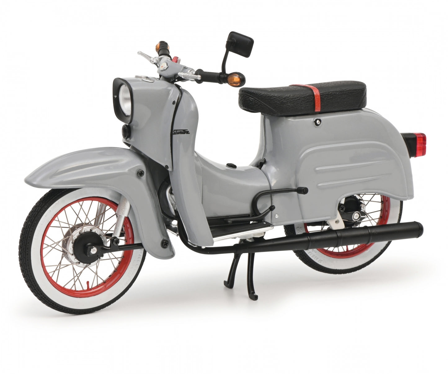 Schuco 1:10 Simson Schwalbe KR51/1 Custom III Gray 450649400