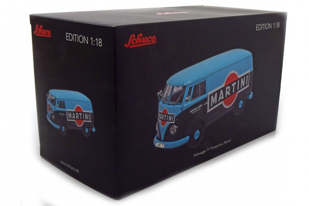 Schuco 1:18 Volkswagen T1b "MARTINI" Box Van 450028500