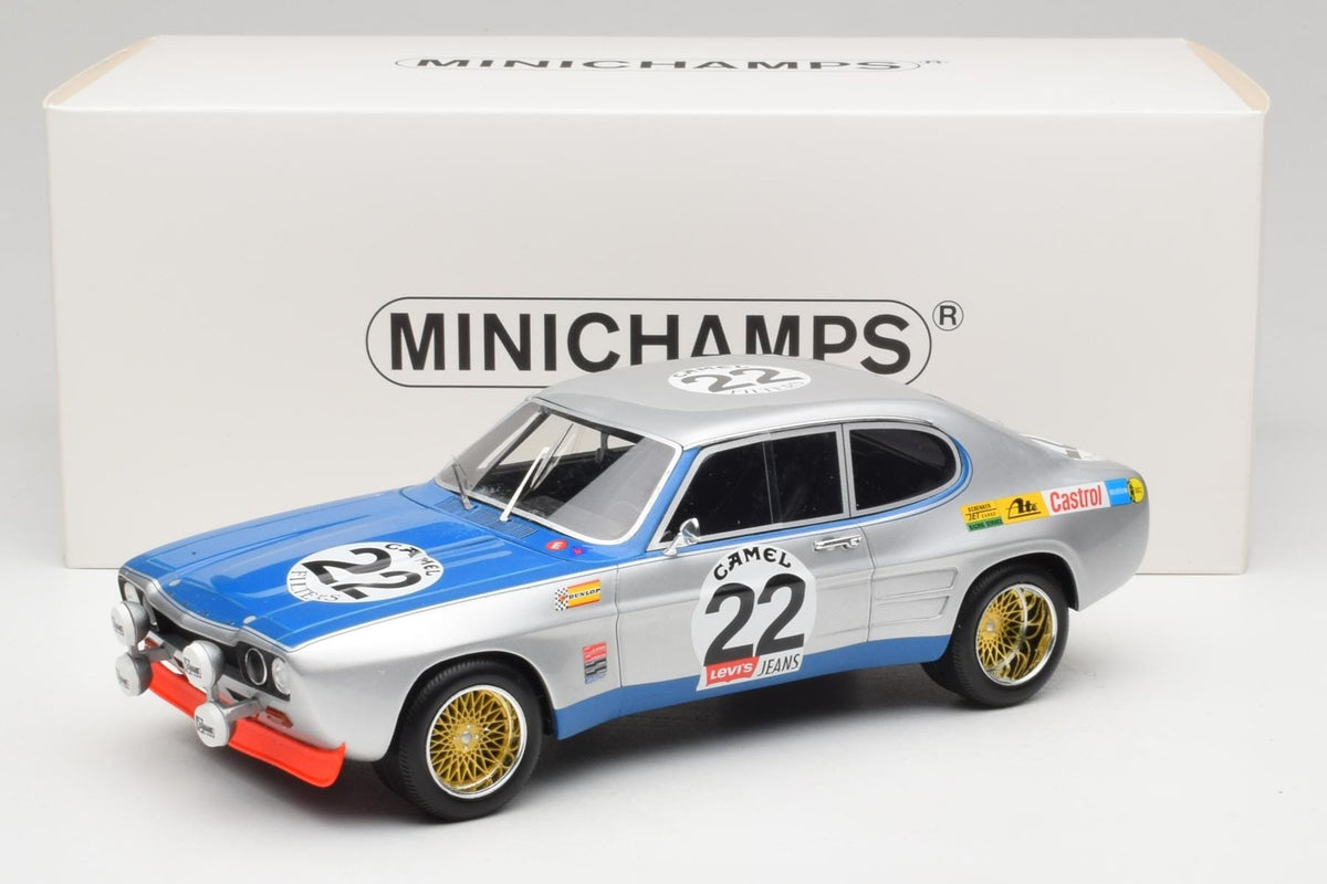 Minichamps 1:18 Ford Capri I RS2600 Glemser/Soler-Roig #22 Winner 24H Spa 1971 107718022