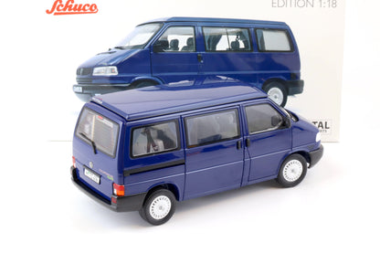 Schuco 1:18 Volkswagen T4b California Coach Westfalia Camper Blue 450042100