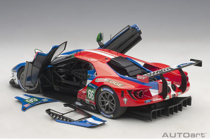 AUTOart 1:18 Ford GT GTE Pro Le Mans 24h 2016 #66 B.Johnson /S.Mucke /O.Pla 81610