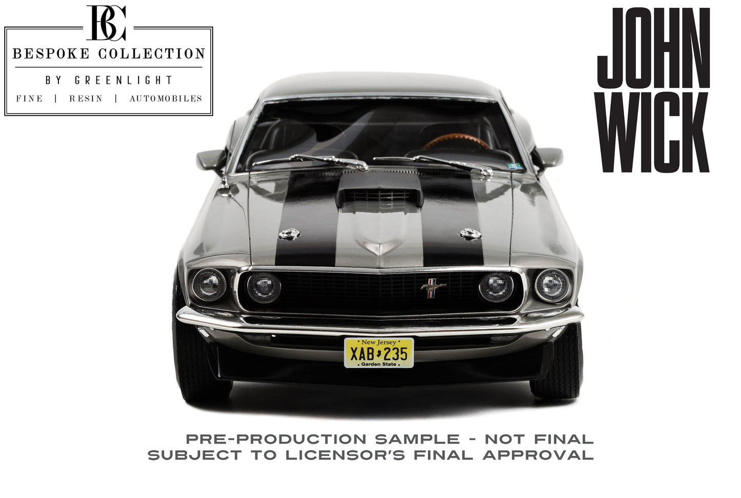 GreenLight 1:12 Bespoke Collection - 1:12 John Wick (2014) - 1969 Ford Mustang BOSS 429 12104