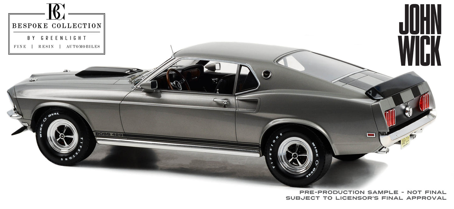 GreenLight 1:12 Bespoke Collection - 1:12 John Wick (2014) - 1969 Ford Mustang BOSS 429 12104