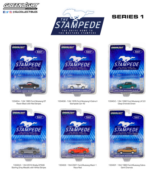 GreenLight 1:64 The Drive Home to the Mustang Stampede Series 1 - 13340 1-Set(6 pcs) Pre-order