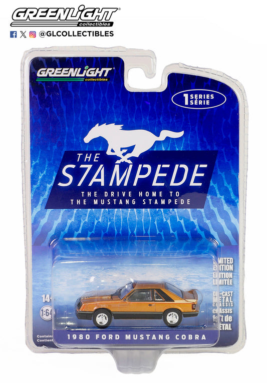 GreenLight 1:64 The Drive Home to the Mustang Stampede Series 1 - 1980 Ford Mustang Cobra - Dark Chamois 13340-F