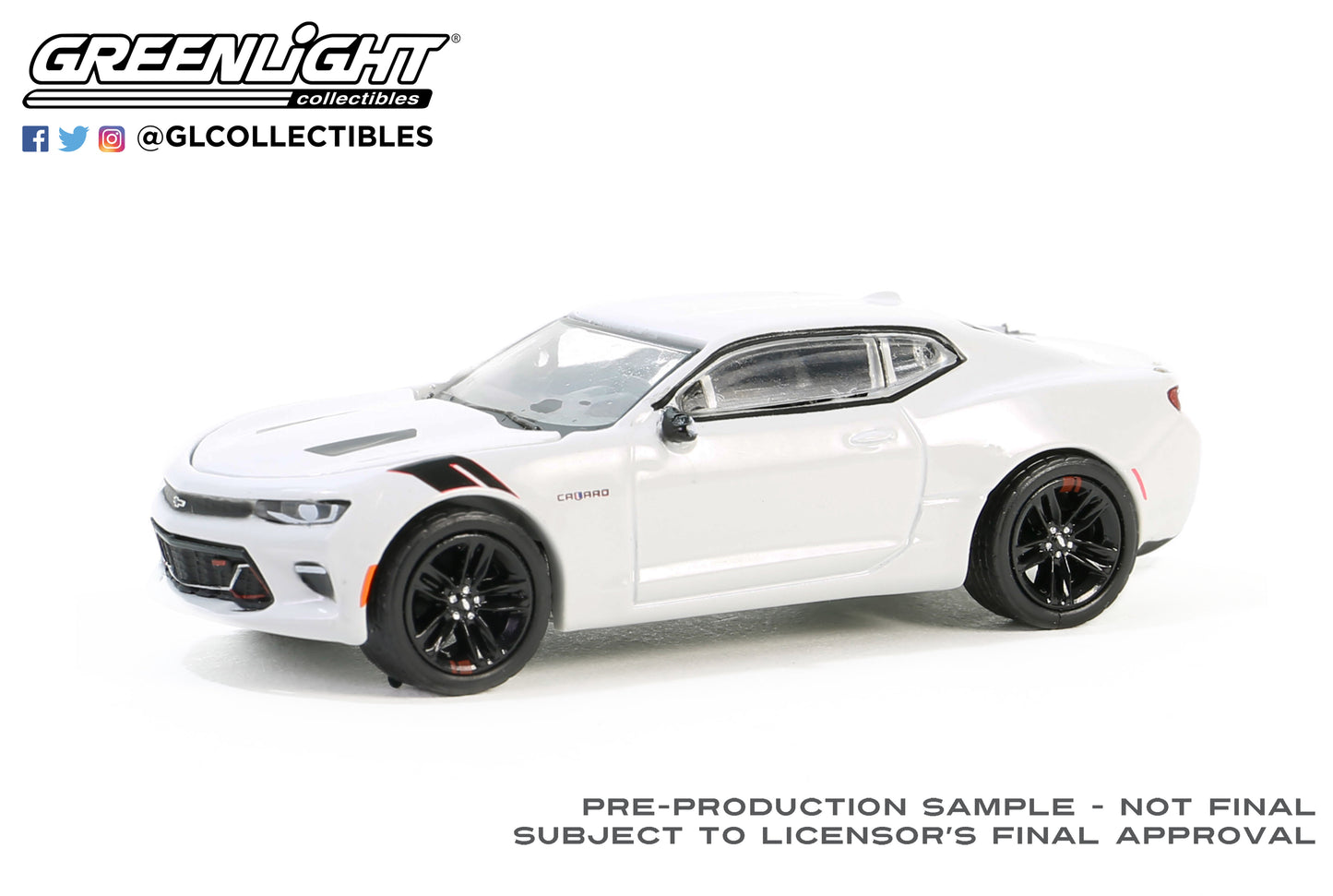 GreenLight 1:64 GreenLight Muscle Series 28 - 2018 Chevrolet Camaro SS Redline Edition – Silver Ice Metallic 13350-E