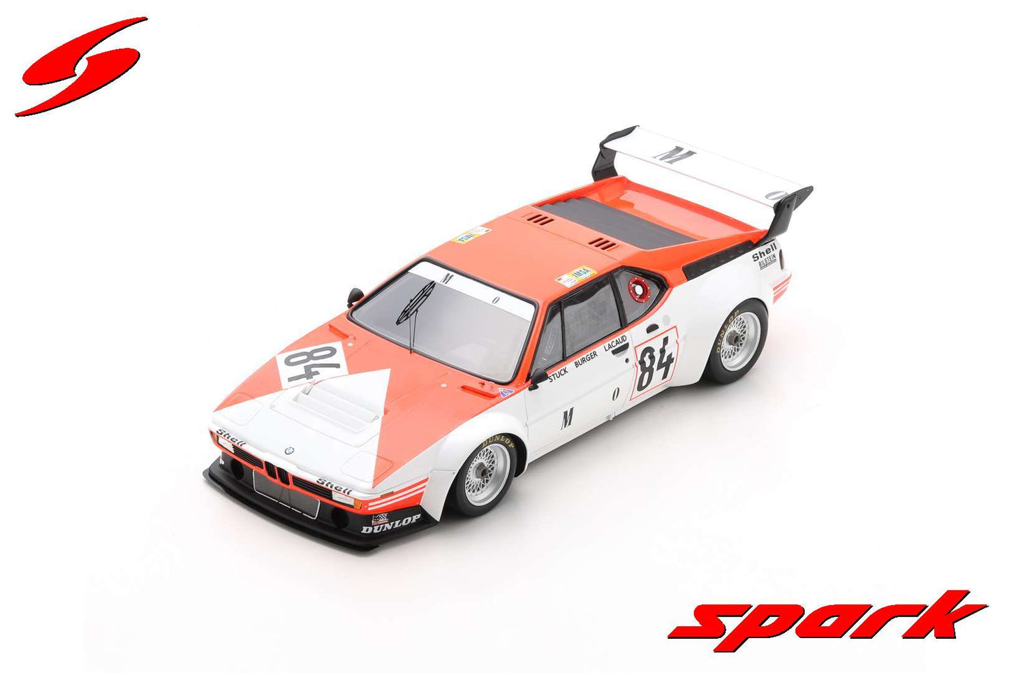 Spark 1:18 BMW M1 15th 24H Le Mans 1980 #84  H-J.Stuck - H-G.Burger - D.Lacaud 18S833