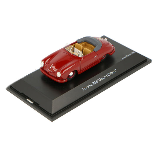 Schuco 1:43 Porsche 356 Gmund Cabriolet dark red 450879600