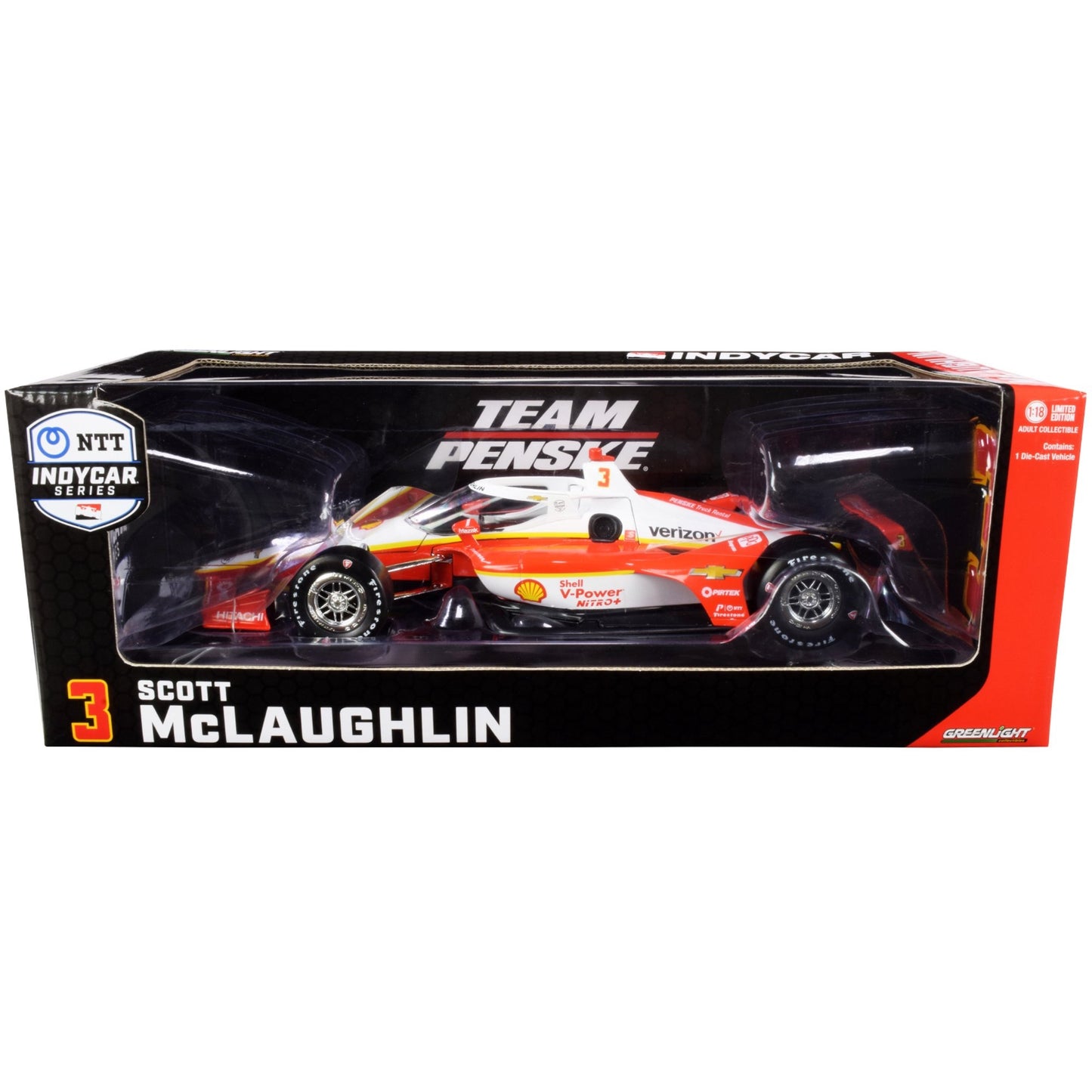 GreenLight 1:18 2020 NTT IndyCar Series - #3 Scott McLaughlin / Team Penske, Shell V-Power Nitro 11103