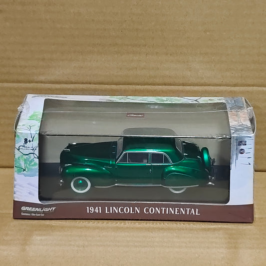GreenLight Green Machine 1:43 1941 Lincoln Continental - Mayfair Maroon 86324
