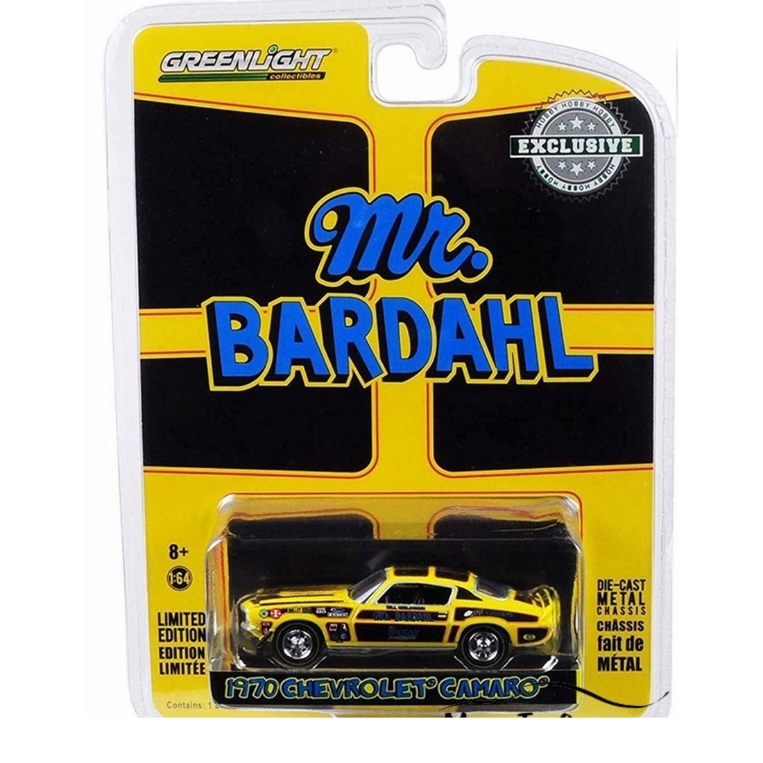 GreenLight 1:64 Bardahl - 1970 Chevrolet Camaro Mr. Bardahl 29989