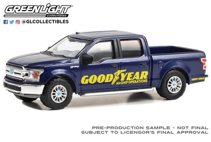 GreenLight 1:64 Anniversary Collection Series 16 - 2020 Ford F-150 - Goodyear Airship Operations - 125 Years Goodyear 28140-D