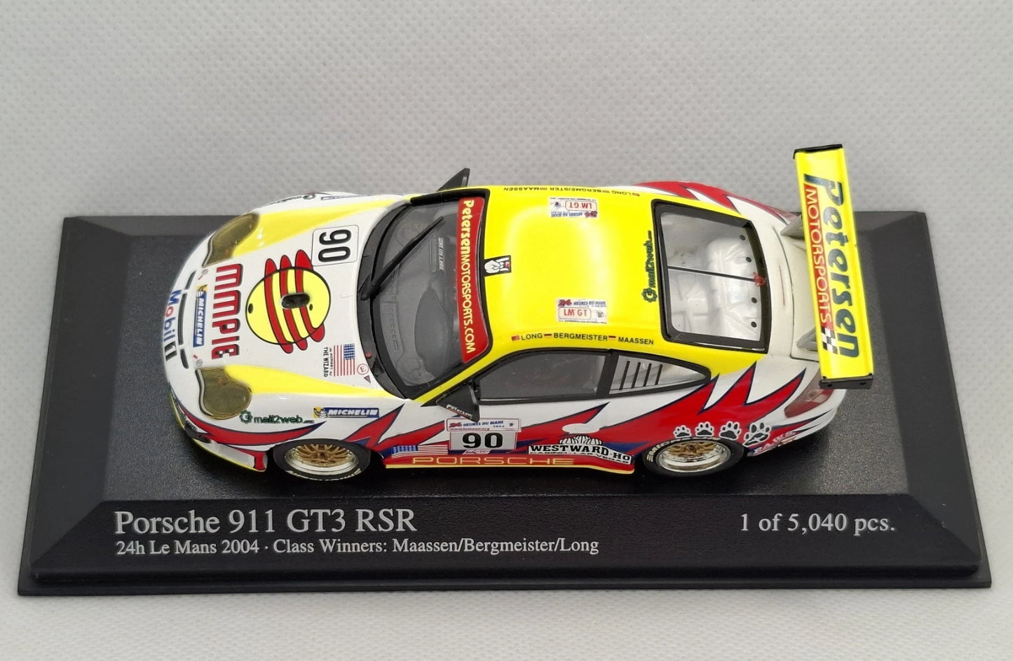 Minichamps 1:43 Porsche 911 GT3 RSR Maassen #90 Le Mans 2004 400046990