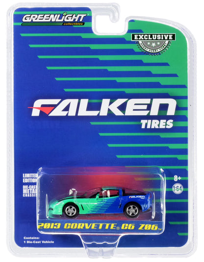 GreenLight 1:64 2013 Corvette C6 - Falken Tires 30176