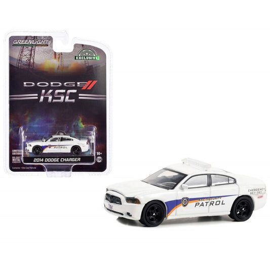 GreenLight 1:64 2014 Dodge Charger - Kennedy Space Center (KSC) Security Patrol (Hobby Exclusive) 30286