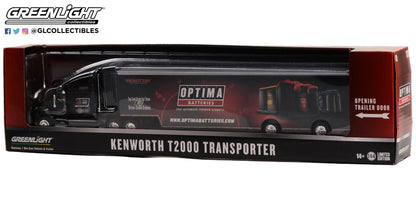 GreenLight 1:64 Kenworth T2000 - OPTIMA Batteries The Ultimate Power Source Transporter 30378