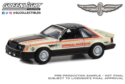 GreenLight 1:64 1979 Ford Mustang Hardtop 63rd Annual Indianapolis 500 Mile Race Official 500 Festival Car 30392