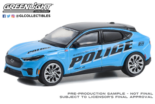 GreenLight 1:64 2022 Ford Mustang Mach-E Police GT Performance Edition - All-Electric Pilot Program Pilot Vehicle 30429