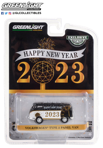 GreenLight 1:64 Volkswagen Type 2 Panel Van - New Year 2023 30436