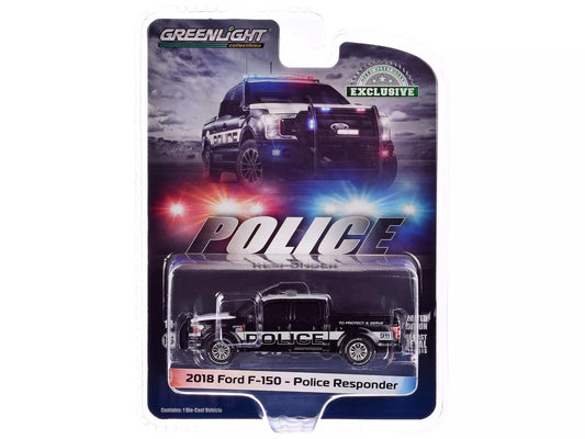 GreenLight 1:64 2018 Ford F-150 Police Responder - To Protect & Serve (Hobby Exclusive) 30450