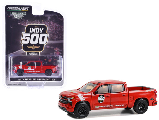 GreenLight 1:64 2023 Chevrolet Silverado 1500 - 2023 107th Running of the Indianapolis 500 Official Truck (Hobby Exclusive) 30457