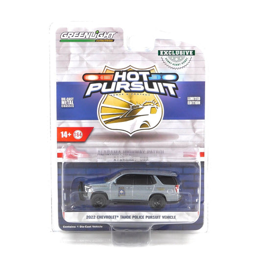 GreenLight 1:64 Hot Pursuit - 2022 Chevrolet Tahoe Police Pursuit Vehicle (PPV) - Alabama State Trooper 30468