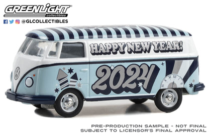 GreenLight 1:64 Volkswagen Type 2 Panel Van - New Year 2024 30478