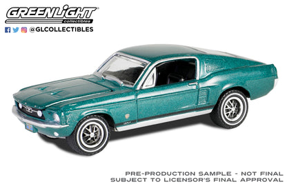 GreenLight 1:64 1967 Ford Mustang GT Fastback High Country Special – Timberline Green (Hobby Exclusive) 30505