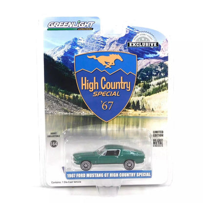 GreenLight 1:64 1967 Ford Mustang GT Fastback High Country Special – Timberline Green (Hobby Exclusive) 30505