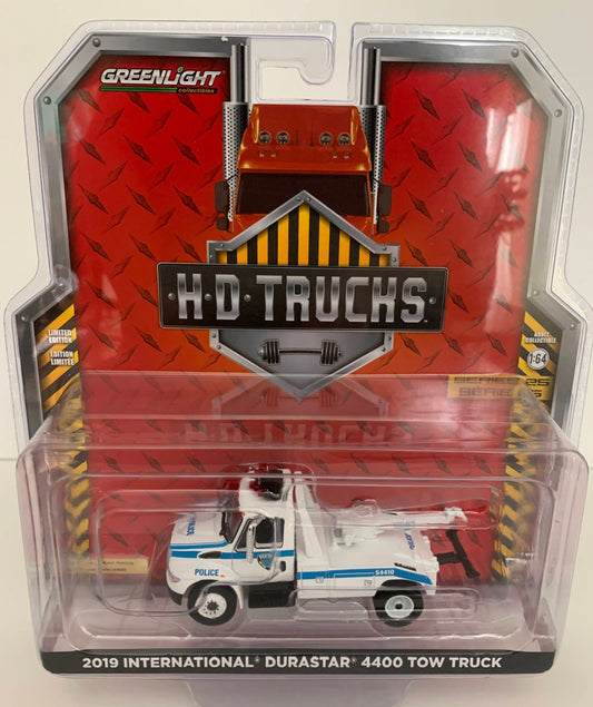 GreenLight 1:64 H.D. Trucks Series 25 - 2019 International Durastar 4400 Tow Truck - Port Authority of New York & New Jersey Police 33250-A