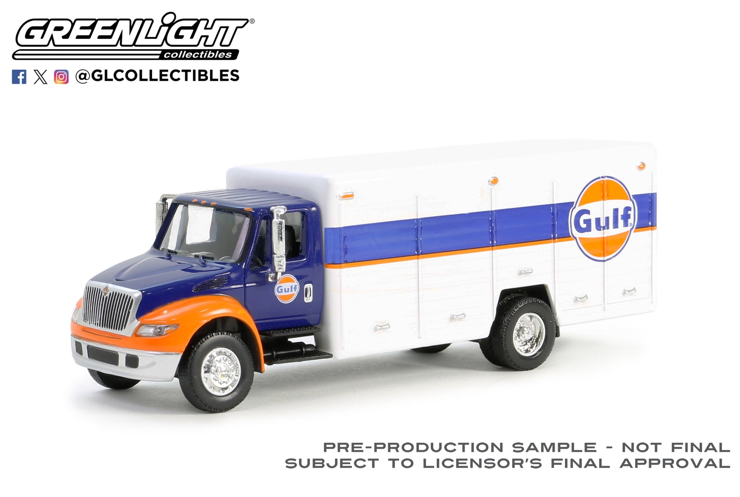 GreenLight 1:64 H.D. Trucks Series 25 - International Durastar 4400 Delivery Truck - Gulf Oil 33250-C