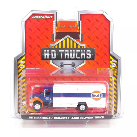 GreenLight 1:64 H.D. Trucks Series 25 - International Durastar 4400 Delivery Truck - Gulf Oil 33250-C