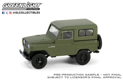 GreenLight 1:64 All-Terrain Series 16 - 1962 Nissan Patrol - Matte Olive Green 35290-A