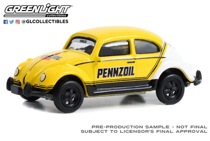 GreenLight 1:64 Club Vee-Dub Series 16 - Classic Volkswagen Beetle - Pennzoil Racing 36070-E